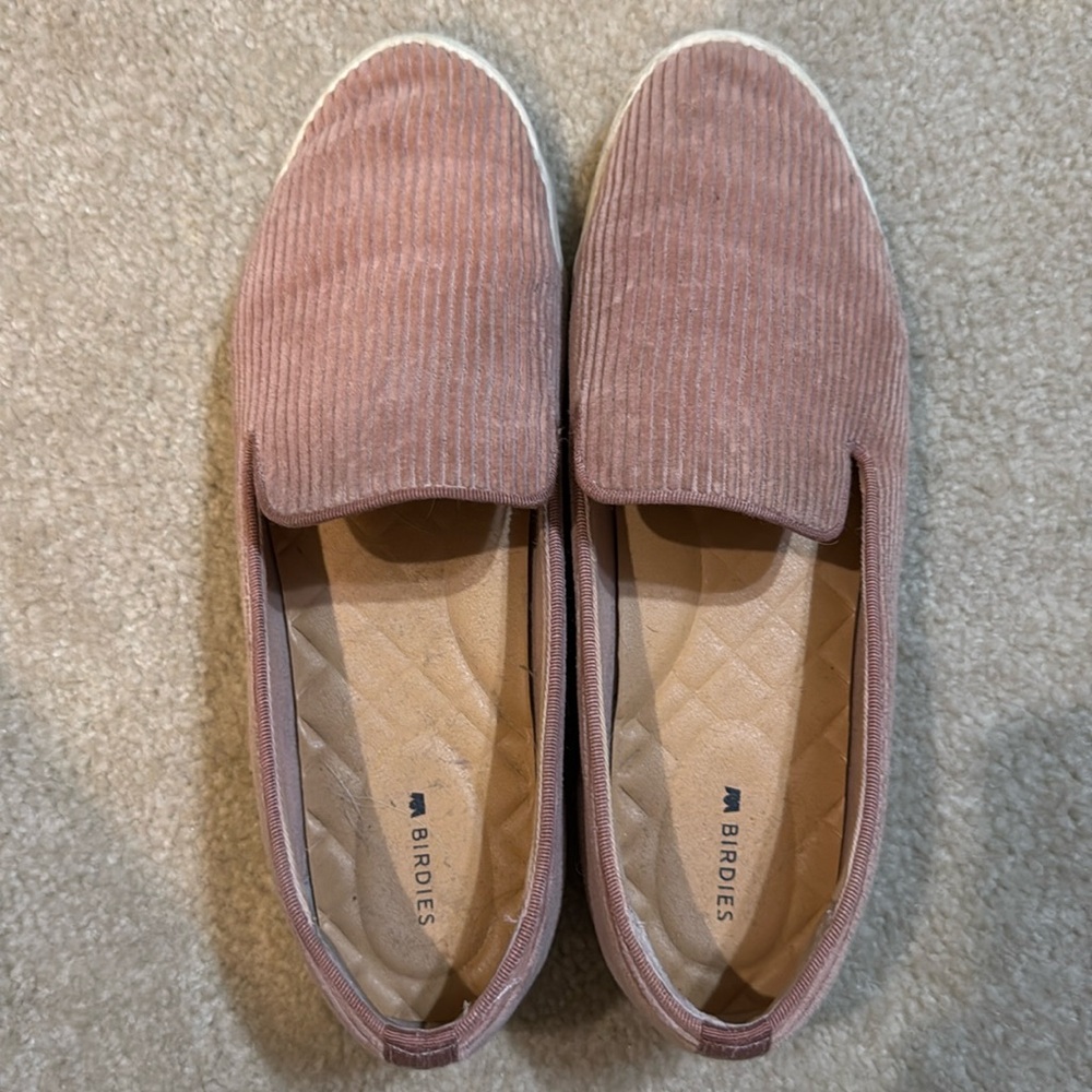 Pink corduroy Birdies